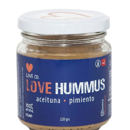 Hummus Aceituna Pimiento, 220 g