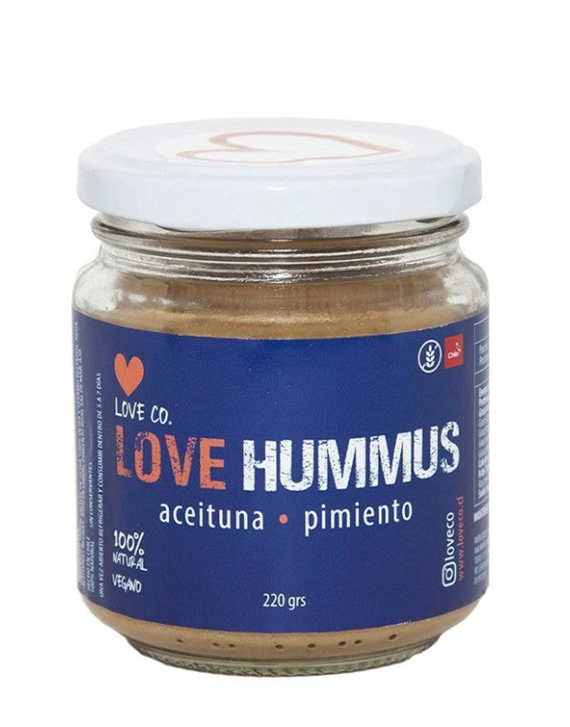 Hummus Aceituna Pimiento, 220 g