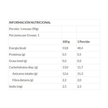 Puré Manzana Orgánico Envase Reciclable, 90 grs