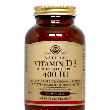 Vitamina D3 400 UI 250 softgels