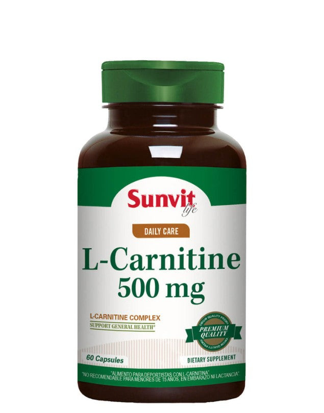 L-Carnitina 500 mg, 60 caps.