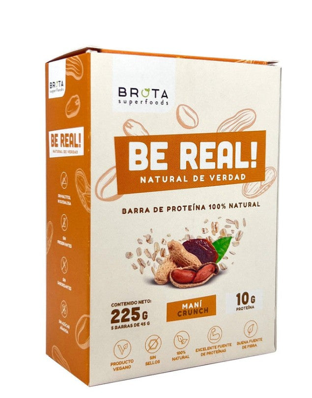 Barras de Proteína Maní Crunch, 5 u