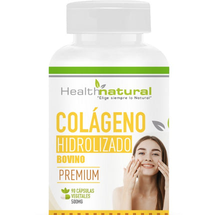 Colágeno Hidrolizado Bovino, 500 mg, 90 cáps vegetales