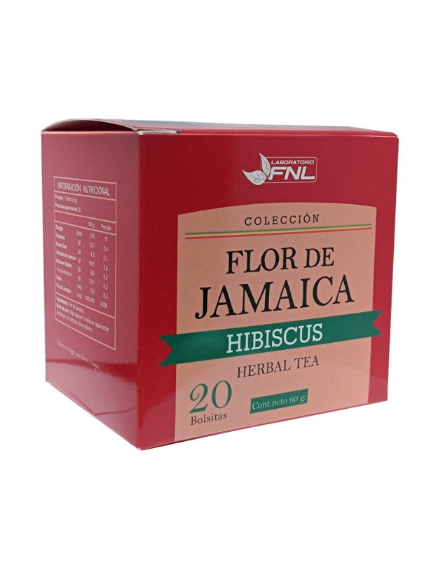 Infusión Flor De Jamaica - Hibiscus, 20 bolsitas