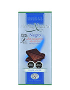 Chocolate Negro 52% Cacao, sin gluten y sin Azúcar Añadida, Premium, 125g