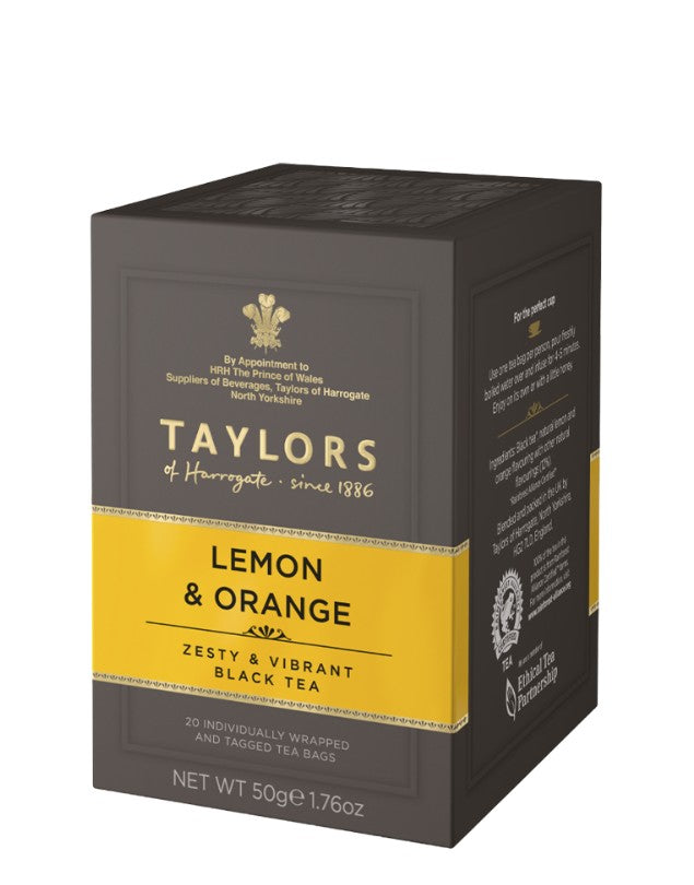 Té Negro Limón & Naranja, 20 Bolsitas