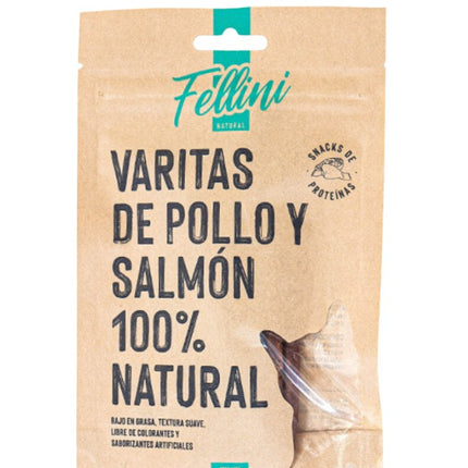 Snack Varitas Pollo y Salmón Para Gatos, 50g