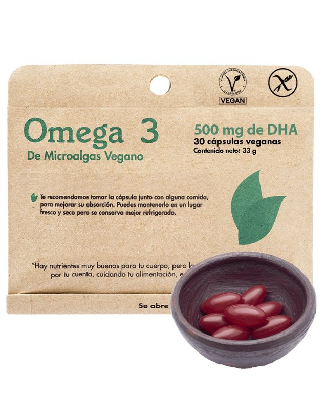 Omega 3 Vegano 500mg, 30 Cáps.