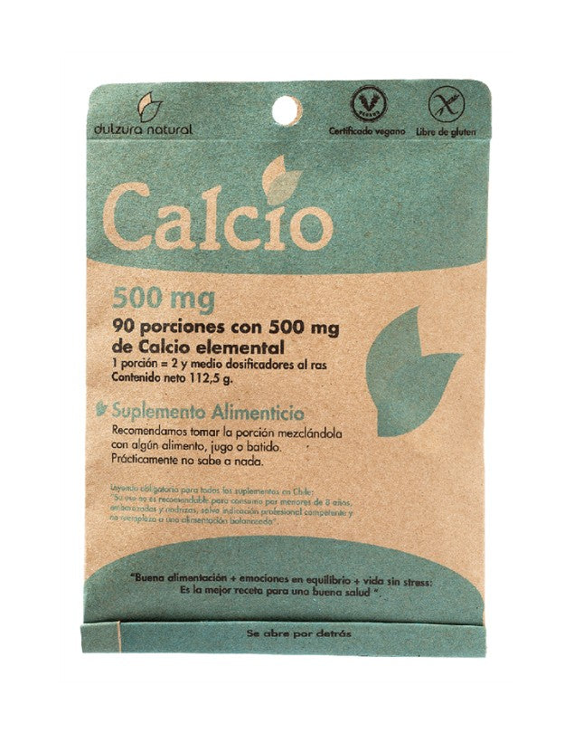 Calcio 500mg, 90 porciones