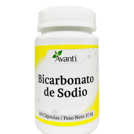 Bicarbonato de Sodio, 60 cáps