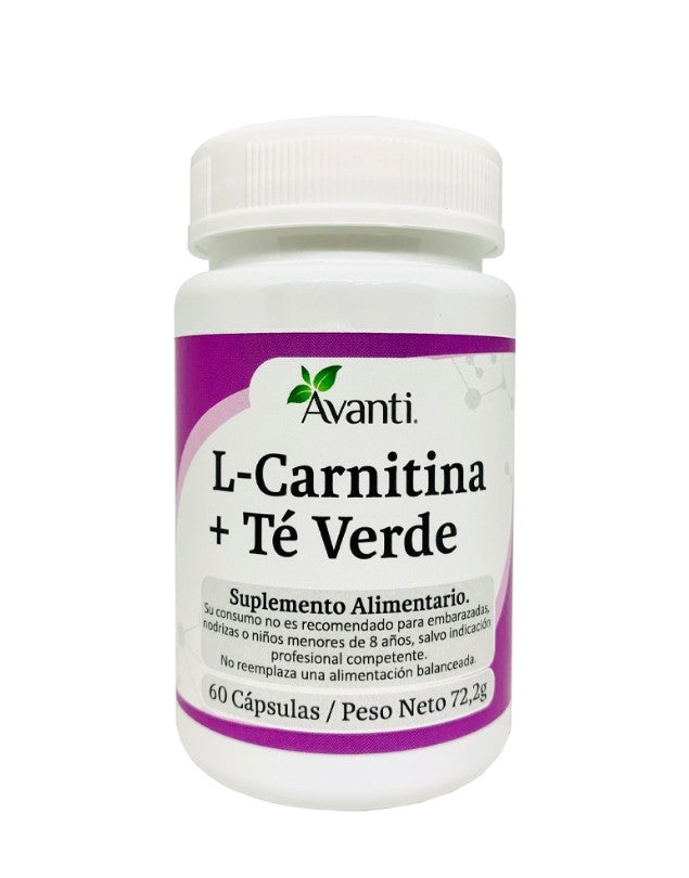 L-Carnitina + Té Verde, 60 cáps.