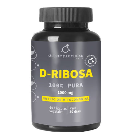 D-Ribosa 1000 Mg, 60 cáps