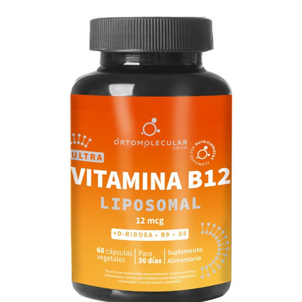 Vitamina B12 Liposomal 12 Mcg, 60 cáps.