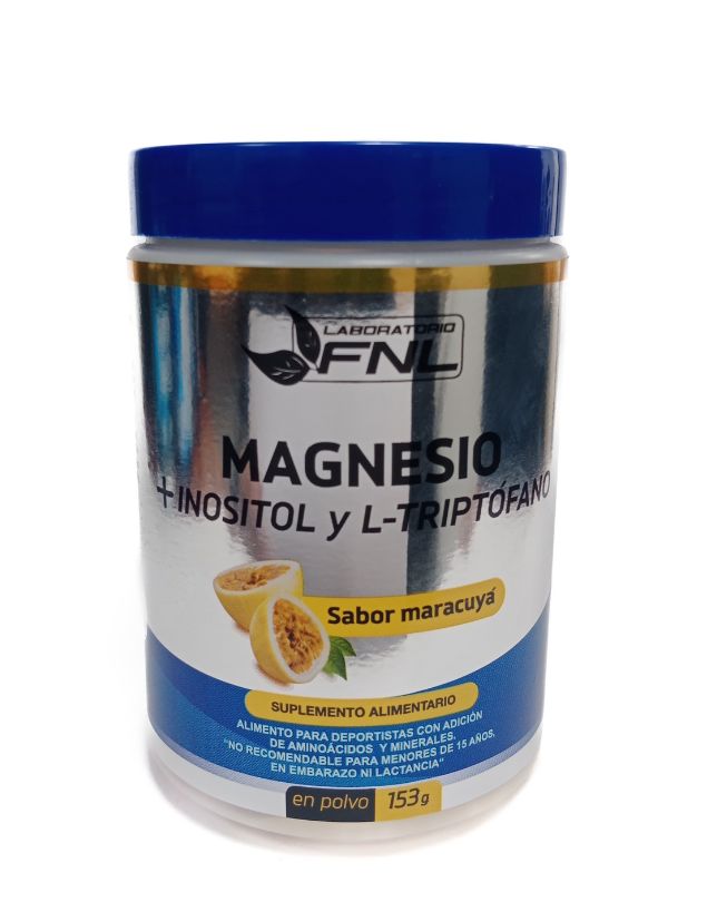 Magnesio + Inositol + L-Triptófano, Polvo, 153g.