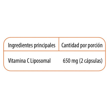 Vitamin UP Vitamina C Liposomal 60 cáps.