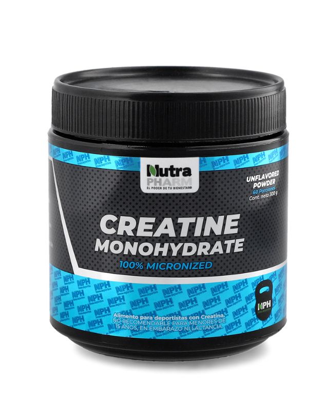 Creatine Monohydrate, Creatina en Polvo, 300 gr.