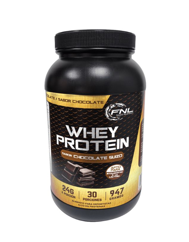 Whey Protein Chocolate Suizo, 947 gr.