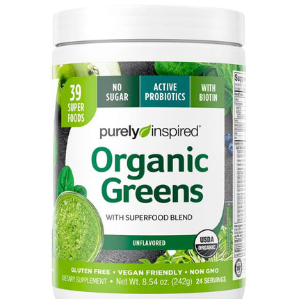 Organic Greens, Superalimento, 242 g.