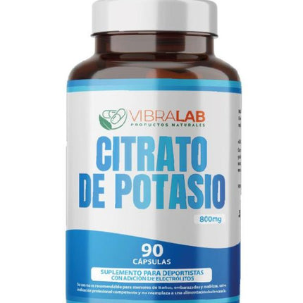 Citrato Potasio, 800 mg, 90 caps