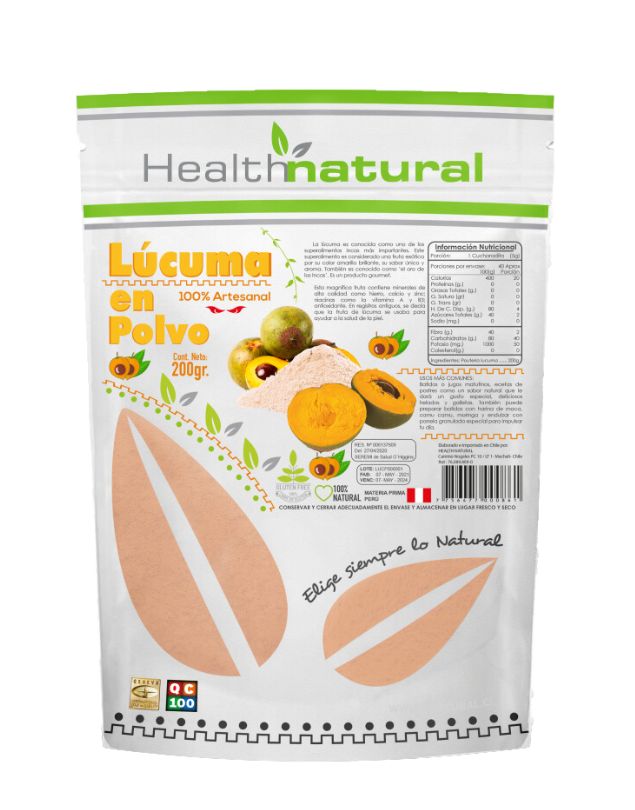 Lúcuma en Polvo, 200 g