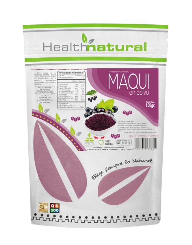 Maqui en Polvo, 150 g.