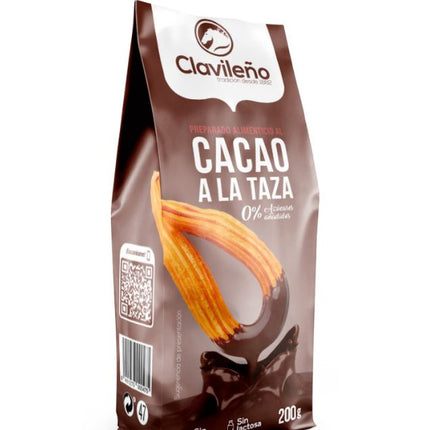 Cacao en Polvo A La Taza,Sin Azúcar, Sin Gluten 200 g.