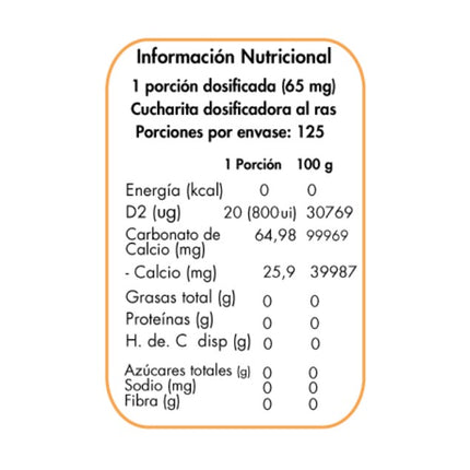 Vitamina D2, 8.1g