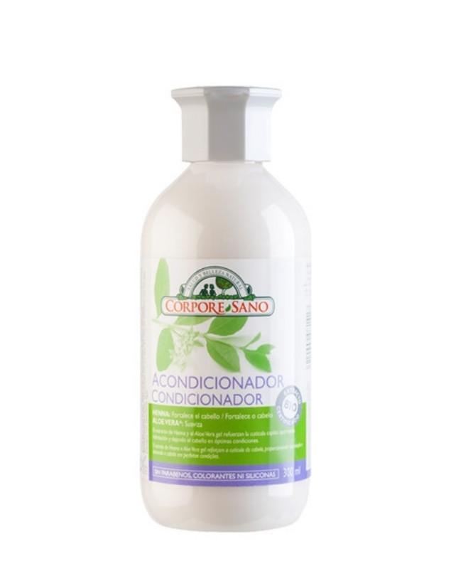 Acondicionador de Henna y Aloe Vera, Fortalece y Suaviza, 300 ml