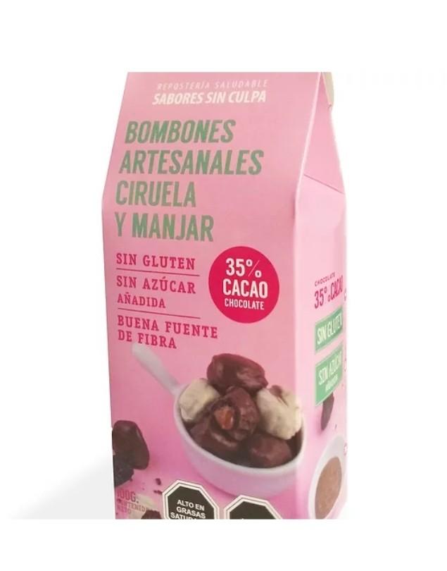 Bombones Artesanales Ciruela Manjar, 100 g