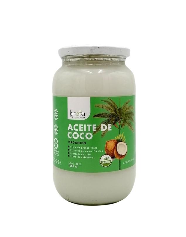 Aceite de Coco Orgánico Extra Virgen, 1000 ml