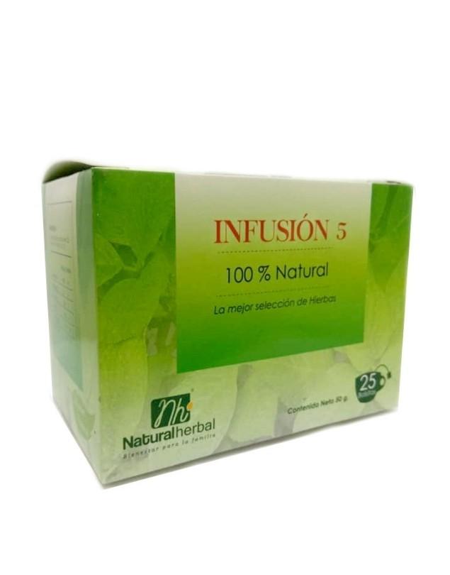 Infusión 5, Colon Irritado, 25 un