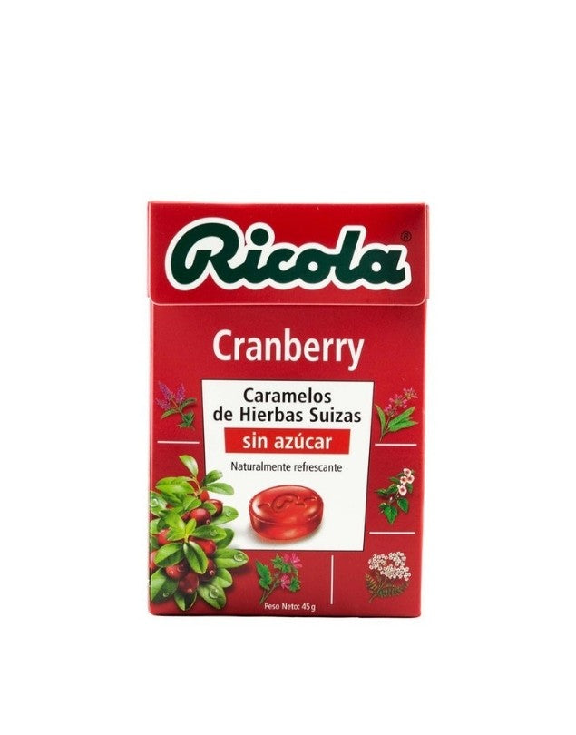 Caramelo Cranberry, Sin Azúcar, 27,5 g