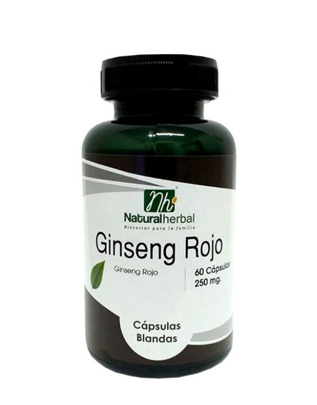 Ginseng Rojo, 250 mg, 60 caps