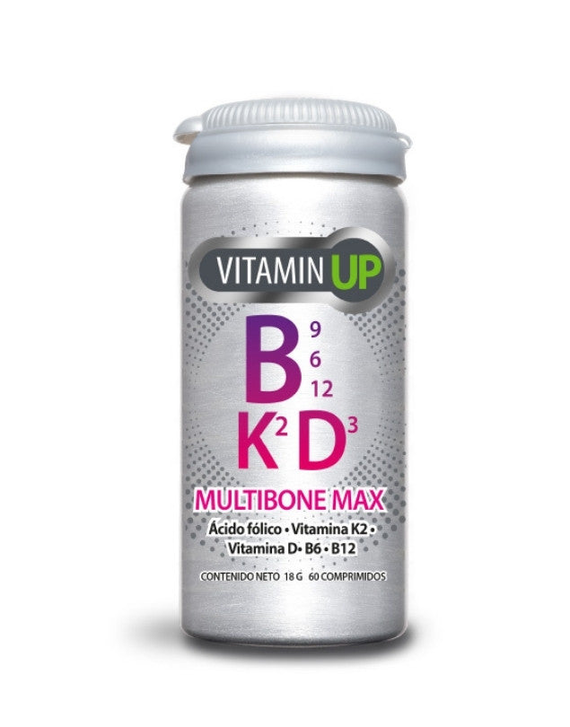 Vitamin UP MultiBone Max, Multivitamínico Óseo, 60 comp.