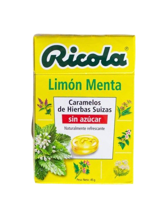 Caramelo Limon Menta, Sin Azúcar, 45 g