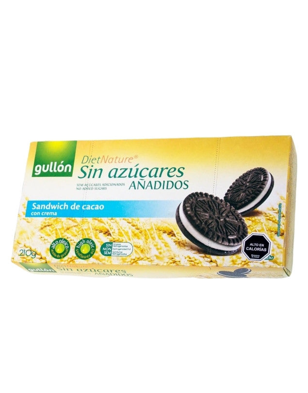 Galleta Diet Nature Sandwich Chocolate Vainilla, 210 gr