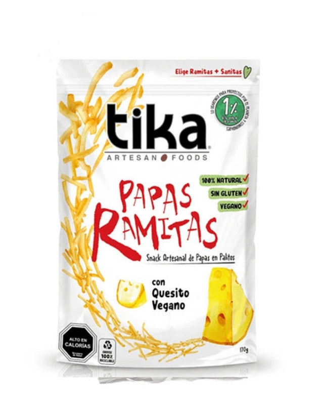 Ramitas Quesito, Sin Gluten, Veganas, 170 g