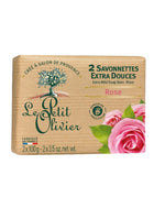 Jabón en Barra Extra Suave, Rosas, 2 un de 100 g