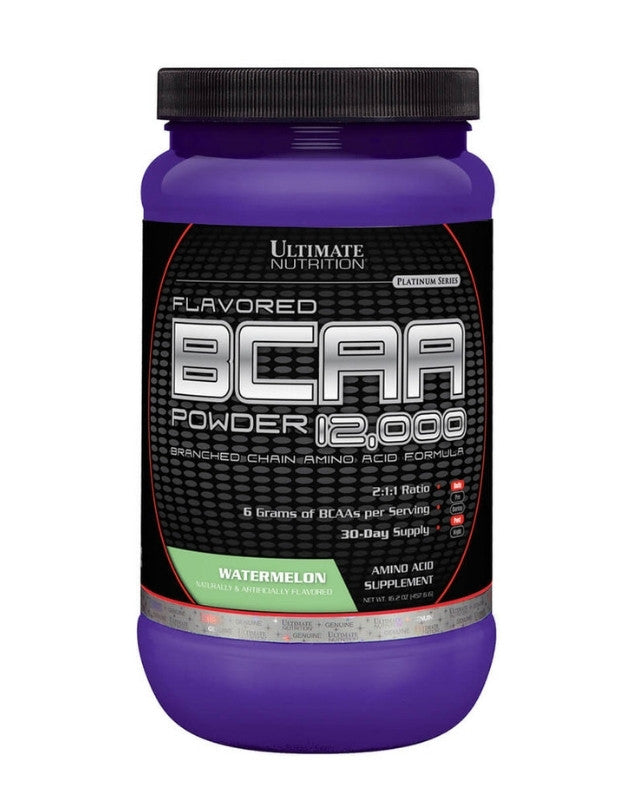 BCAA 12000 Polvo, Aminoácidos, 457 gr, Sandía