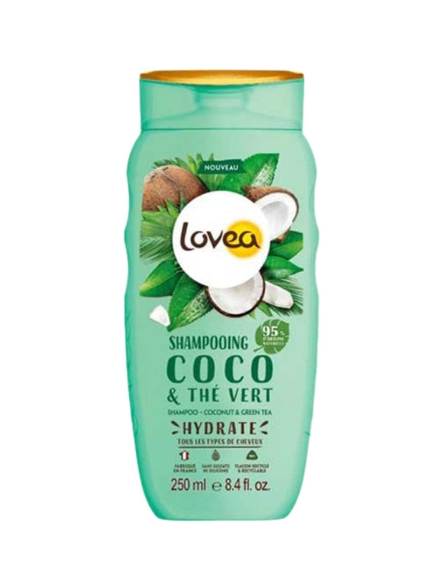 Shampoo Coco y Té Verde, 250 ml