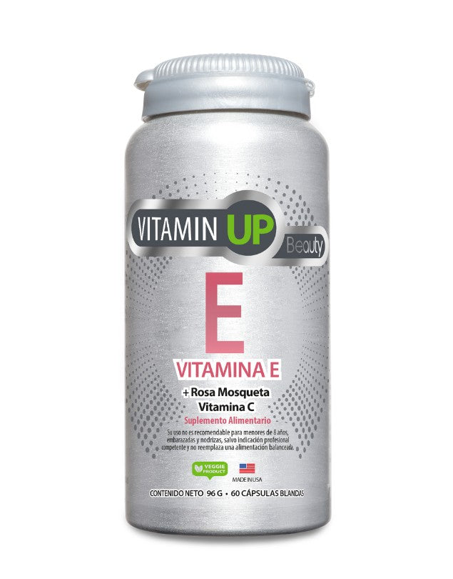 Vitamin UP Vitamina E Beauty, vegana, 60 caps