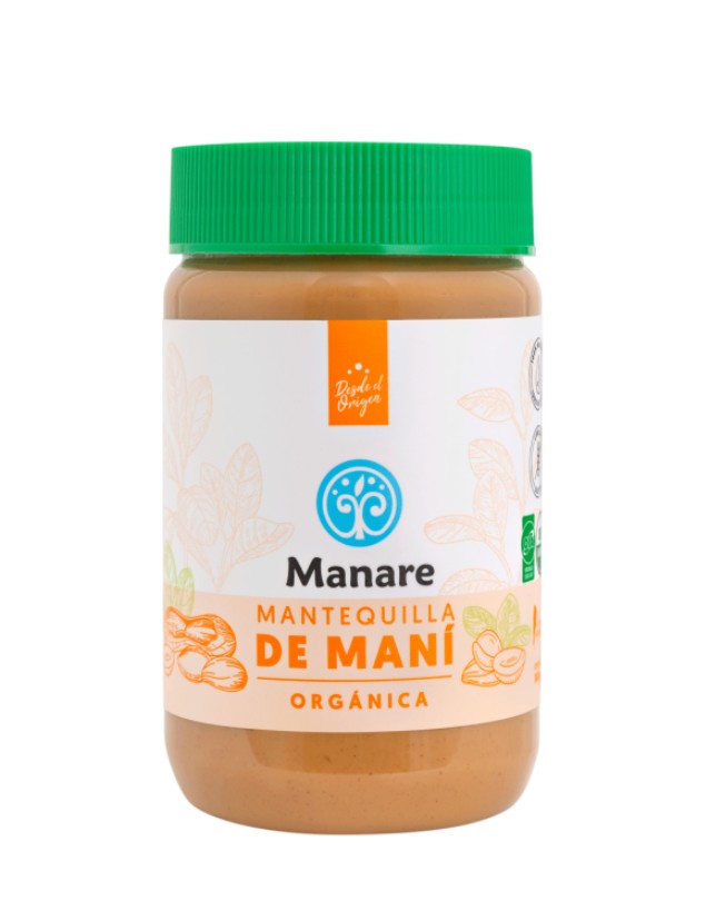 Mantequilla de maní orgánica, 360 g